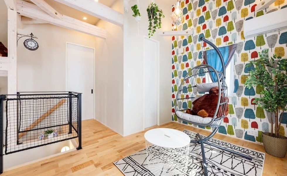 立体的な住居空間の写真